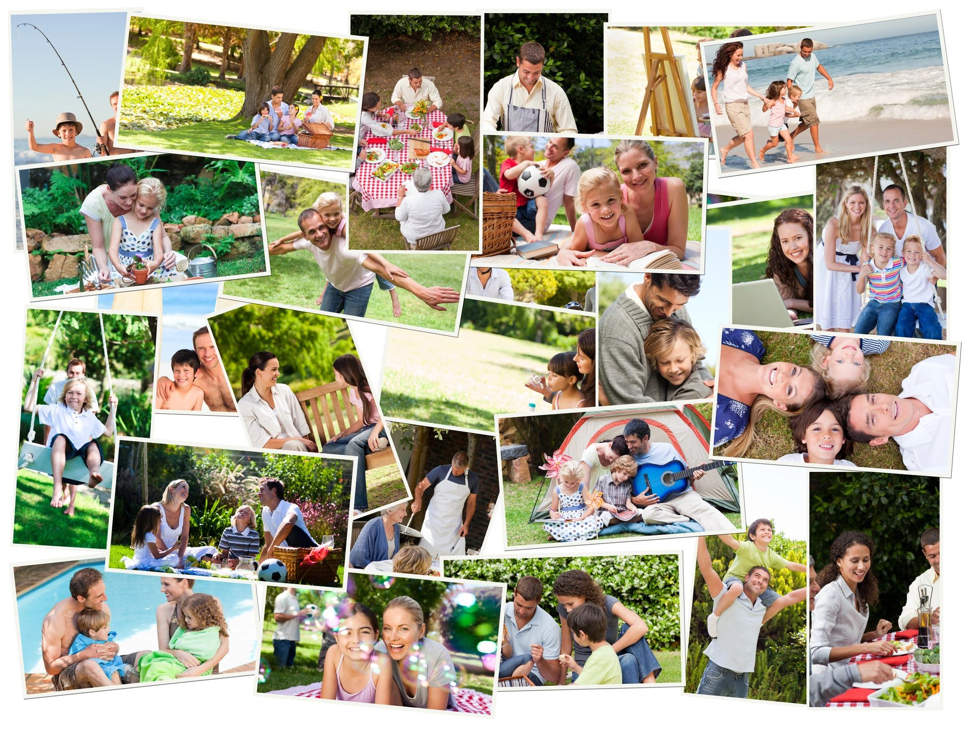 family memories collage
